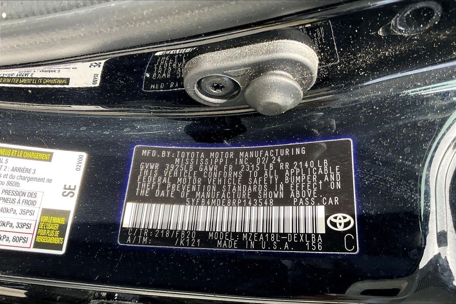 2024 Toyota Corolla LE