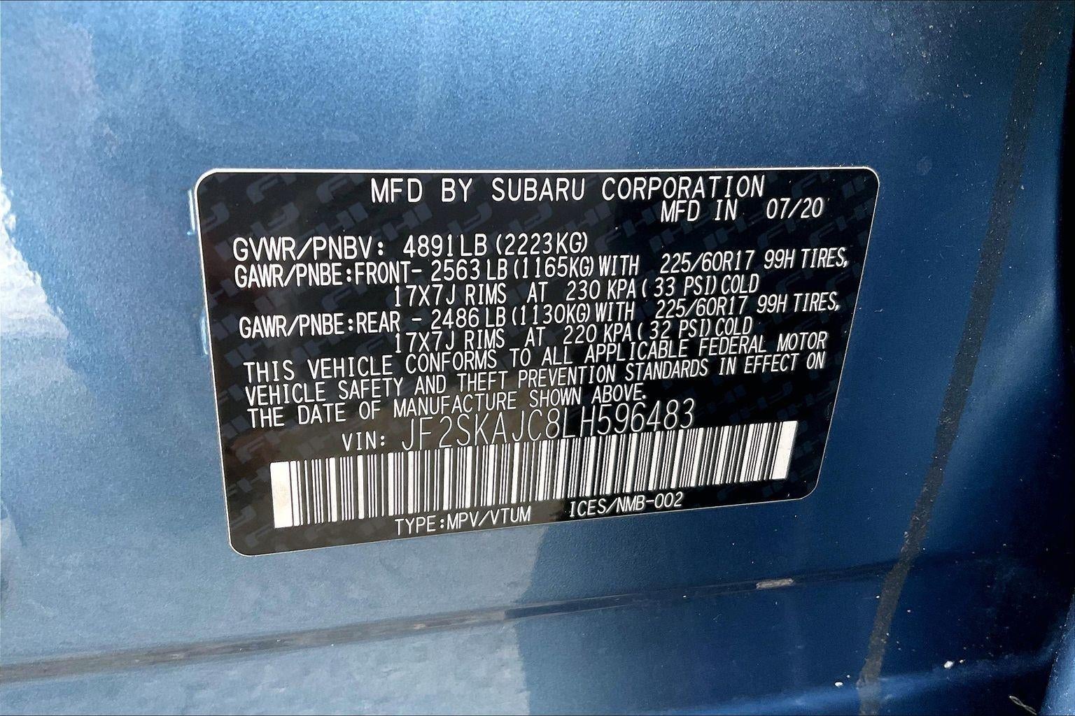 2020 Subaru Forester Premium